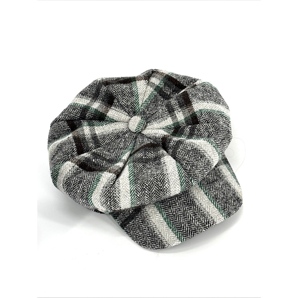 Magid Hats Y2K Newsboy OSFM Tweed Cap Emo/Grunge